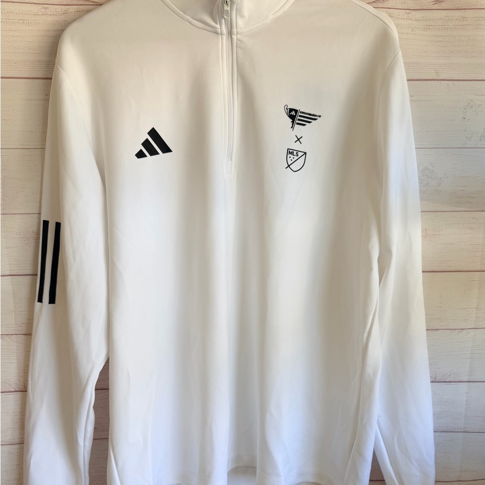 Adidas MLS 1/2 Zip Golf Lightweight Jacket Men’s Large NWT